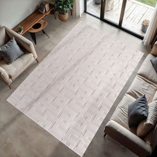 Conceptum Hypnose Teppih Doha 1656 - Krem Tepih (80 x 250 cm) Cene