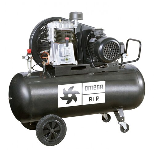 Omega Air kompresor klipni jpn 540/200 (10 bara, 3 kw, sadržaj spremnika: 200 l) + bauhaus jamstvo 5 godina na uređaje na električni ili motorni pogon Slike