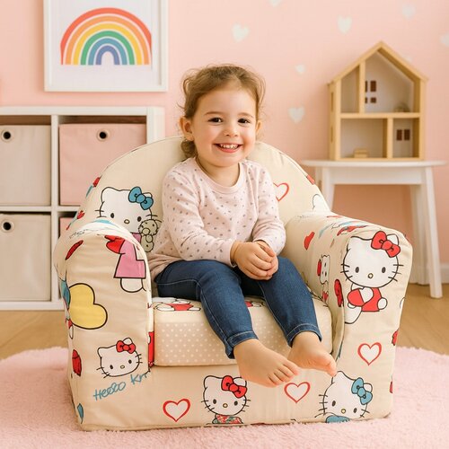  Dečija Mala fotelja Hello Kitty – fotelja za male dame! Cene