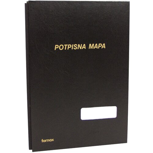 MAPA POTPISNA S PROZOROM 3006 FORNAX CRNA Cene