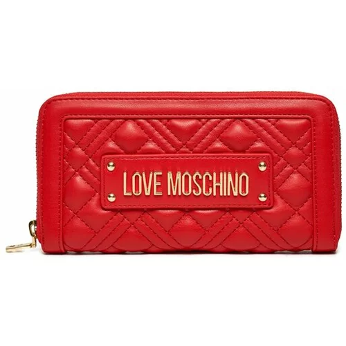 Love Moschino Velika ženska denarnica JC5600PP0ILA0500 Rdeča