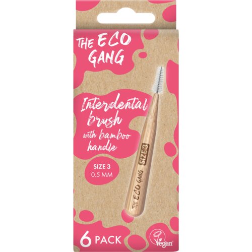 The Eco Gang Bamboo Interdental Brush - Size 3 - 0,5mm Slike