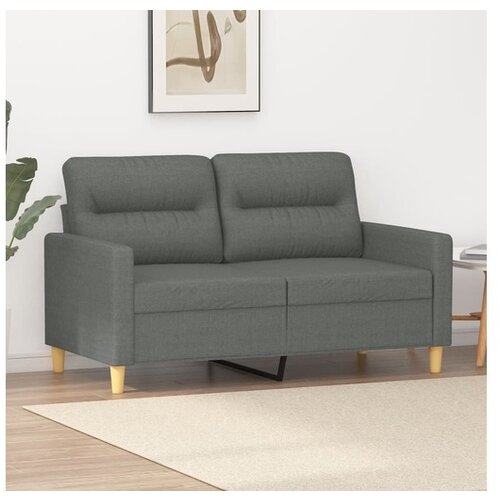 vidaXL Dvosed temno siv 120 cm blago Cene