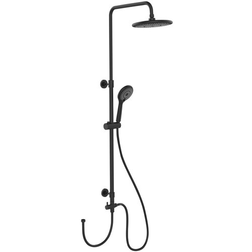 Wenko Crni tu&amp;scaron; set od nehrđajućeg čelika 120 cm Water Saving - Slike