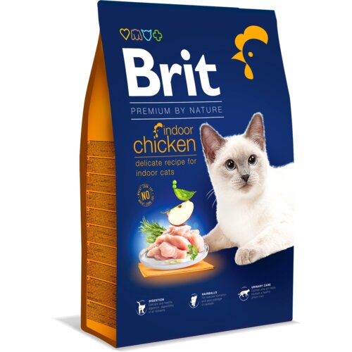 BRIT Premium by Nature Brit PN Cat Indoor Piletina 8 kg Cene