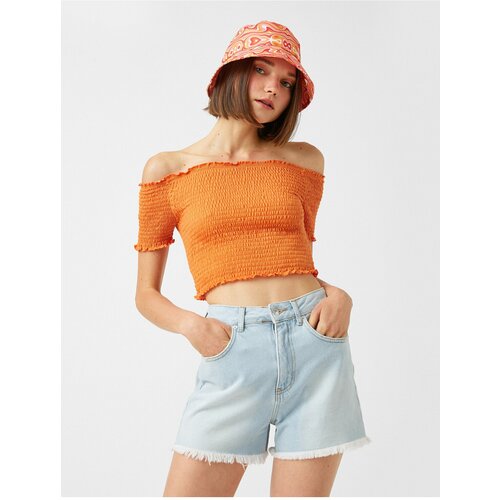 Koton T-Shirt - Orange - Fitted Slike