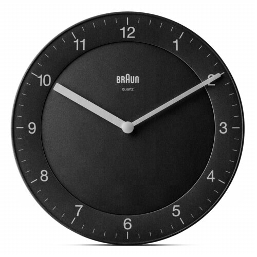 Braun BC 06 B Quartz wall clock analog black Cijene