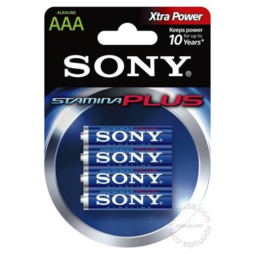 Sony alkalne baterije AM4B4D, blister 4 kom,AAA baterija Slike