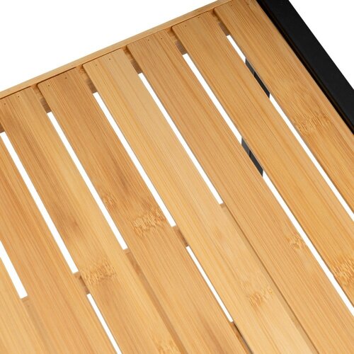 Casa Selecci&amp;oacute;n Bambusov regal v črni in naravni barvi 30x70 cm &amp;ndash; Slike