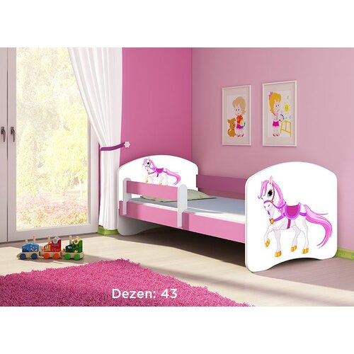 ACMA dečiji krevet ii 140x70 + dušek 6 cm PINK43 Cene