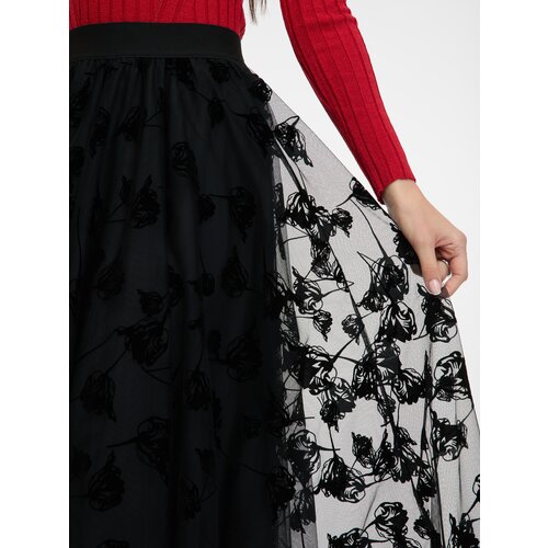 Orsay Black women&amp;#039;s midi skirt - Women&amp;#039;s Slike