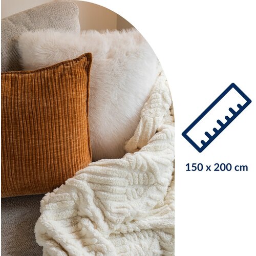 Tiseco Home Studio Rjava odeja iz mikropli&amp;scaron;a 150x200 cm Rena &amp;ndash; Slike