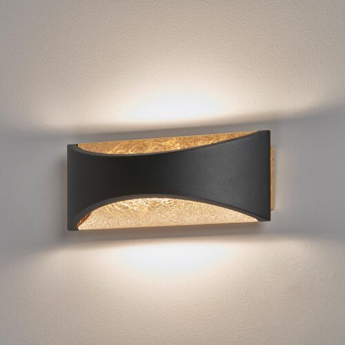 Honsel moderne wandlamp zwart incl. led - ambor Slike