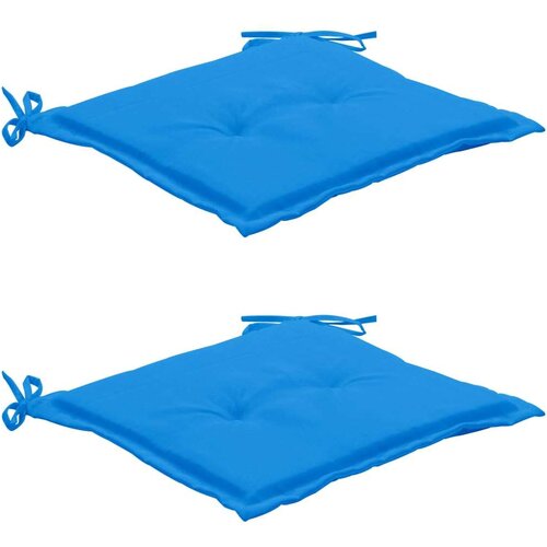  Jastuci za vrtne stolice 2 kom plavi 50 x 50 x 3 cm od tkanine Cijene