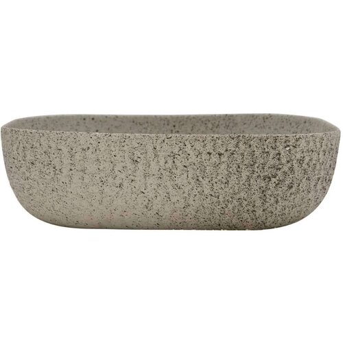  Nadpultni umivalnik siv pravokoten 48x37,5x13,5 cm ke Slike