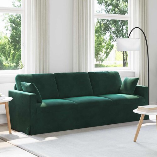 SOFA Tamnozelena 228 x 78 x 80 cm Baršun Cene