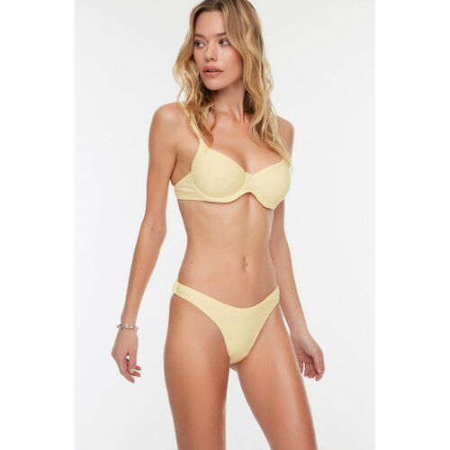 Trendyol Yellow Triangle Bikini Bottoms Slike