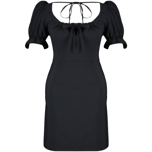 Trendyol Curve Black A-Line Mini Woven Dress Slike