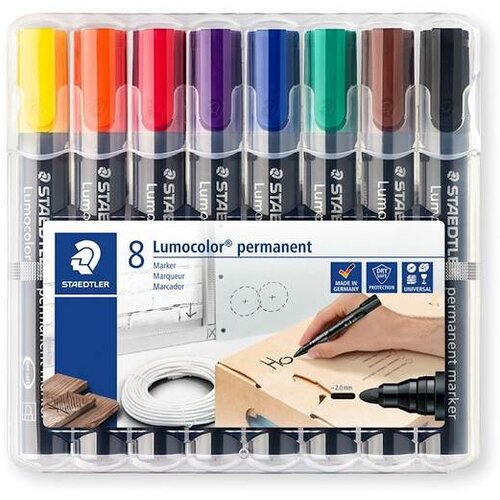 Staedtler Marker lumocolor permanent, okrogla konica, 8/1 v etuiju 352 WP8 Cene