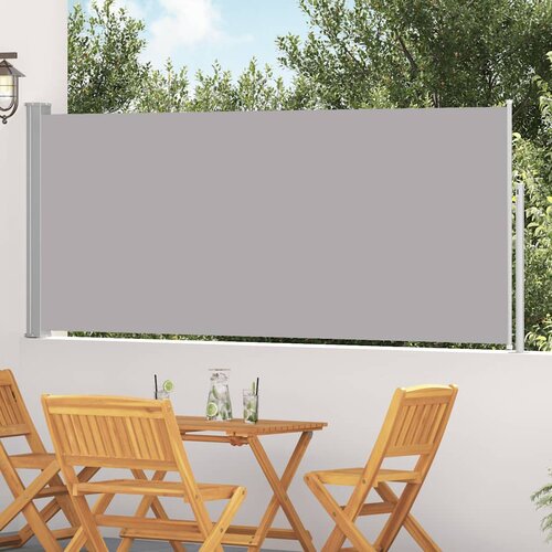  Uvlačiva bočna tenda 120 x 300 cm siva Cijene