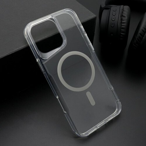maska aura magsafe za iphone 16 pro max/ siva Slike