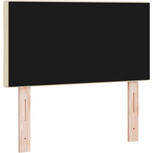 VidaXL Naslon za glavu Dizajn dijamantnih blokova Krem 80 cm Tkanina Slike