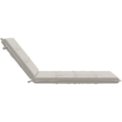  Jastučić za ležaljku GEMERT 100% poliester Bijela - Bijela 190 x 70 x 9 cm Melange Slike