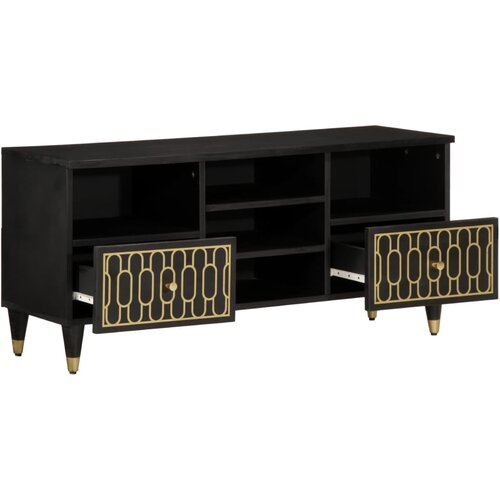 Maison Chic TV omarica - TV stojalo - Televizijska omarica 100x33x46 cm trden mangov les, (21701885) Cene
