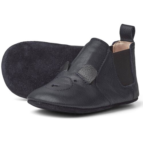 Liewood otro&amp;scaron;ki usnjeni copatki mr.bear navy Slike