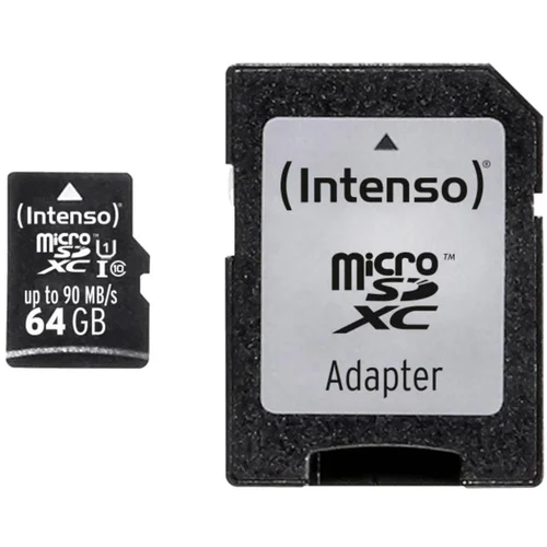  (Intenso) Micro SDHC/SDXC kartica 64GB Class 10, UHS-I +adapter, Pro - BULK MicroSD 64GB Class10 UHS-I Pro