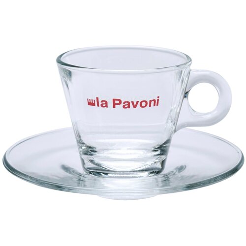 LA PAVONI Espresso Cups &amp;amp; Saucers Set, 6-Piece Slike