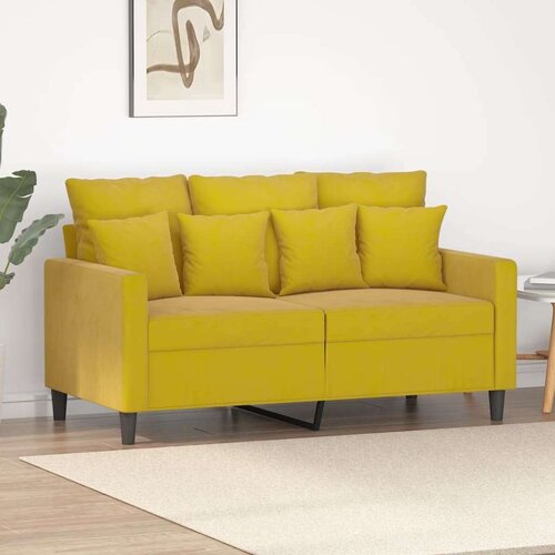  Dvosjed žuti 120 cm baršunasti Cijene