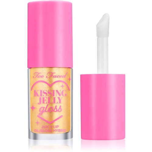 Too Faced Kissing Jelly Lip Oil Gloss oljast sijaj za ustnice za intenzivno vlažnost odtenek Pina Colada 4,5 ml Cene