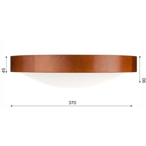  plafonsko svetlo meda 2xE27/60W/230V Slike
