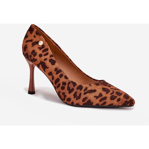 VINCEZA Women&amp;#039;s Heels With Leopard Print Slike