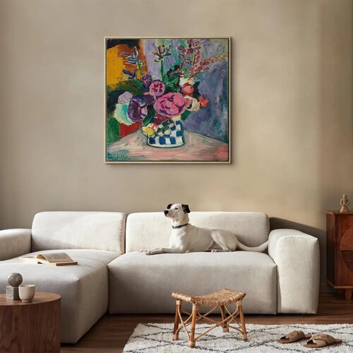  Slika - Henri Matisse – Peonies 40x40 U prirodnom drvenom okviru Cene