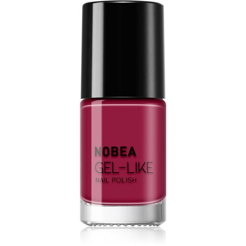 NOBEA Day-to-Day Gel-like Nail Polish lak za nohte z gel učinkom odtenek Pomegranate red #N45 6 ml Cene