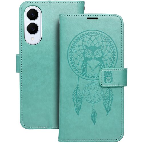  Futrola flip MEZZO BOOK za SAMSUNG S25 Edge dreamcatcher zelena Slike