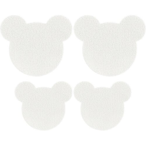 INF Komplet našitkov za čevlje Teddy Bear - 8 našitkov (4 veliki, 4 srednji) White, (21640319) Cene