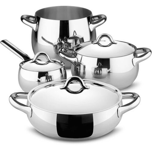 Alessi Set posoda Mami / 7-delni / indukcija / inox, (5000198744) Cene