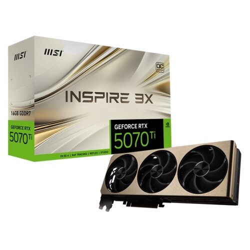 MSI SVGA RTX 5070Ti Inspire 3X OC 16GB GDDR7 Cene
