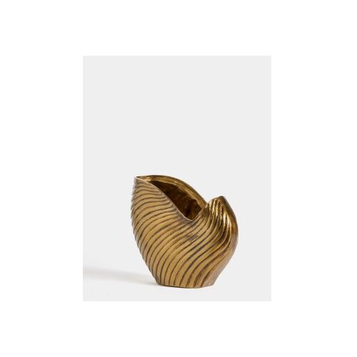 Aberto Design Dekorativna figura &amp;Scaron;koljka, 9x23x28cm, Zlatna boja Slike