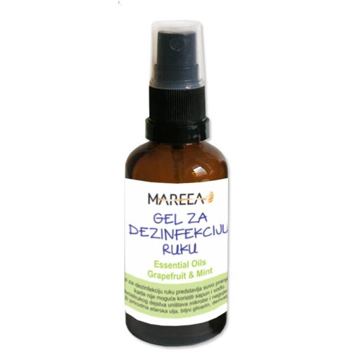 Mareea Gel za dezinfekciju i suvo pranje ruku Grapefruit&amp;amp;mint, 50 ml Slike