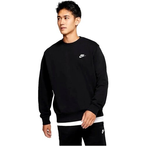 Nike SUDADERA NEGRA HOMBRE CLUB BV2666 Crna Slike
