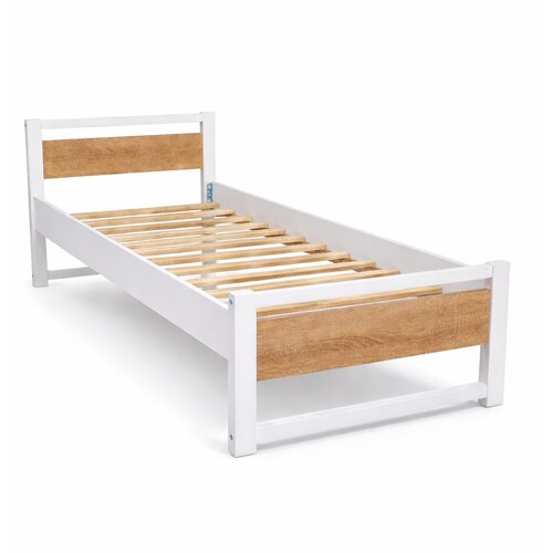  Krevet samac AIDA 90 x 200 Bela/Sonoma Slike