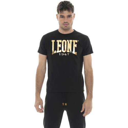 Leone 1947 Majice s kratkimi rokavi Man T-Shirt Short Sleeves Gold Label Črna Cene