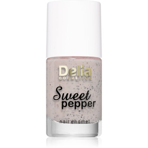 Delia Cosmetics Sweet Pepper Black Particles lak za nohte odtenek 02 Apricot 11 ml Cene