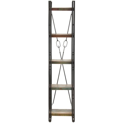 Maison Chic Knjižna omara - Knjižni regal 5-nadstropna 40x30x180 cm trden predelan les, (21726012) Cene