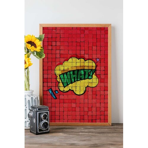 Wallity Popmosaic7 uramljena slika, 33x48 cm Cene