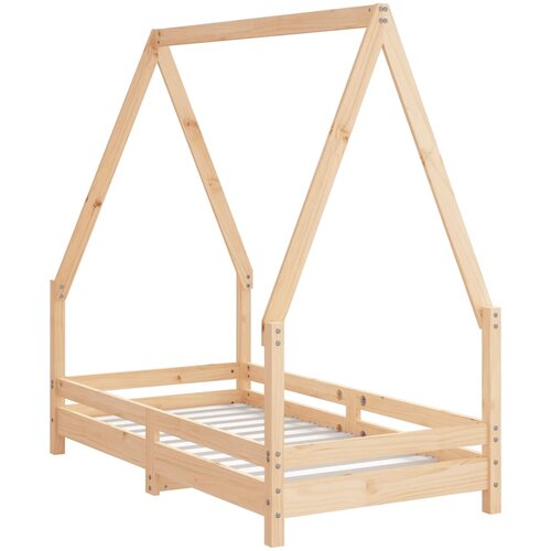  Okvir za dječji krevet 70 x 140 cm od masivne borovine Slike